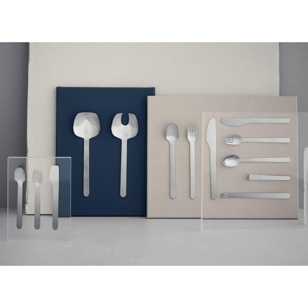 [product_category]-Georg Jensen Copenhagen Cutlery Matt, 4 Piece Set-Georg Jensen-5705145106147-3340504-GEO-2