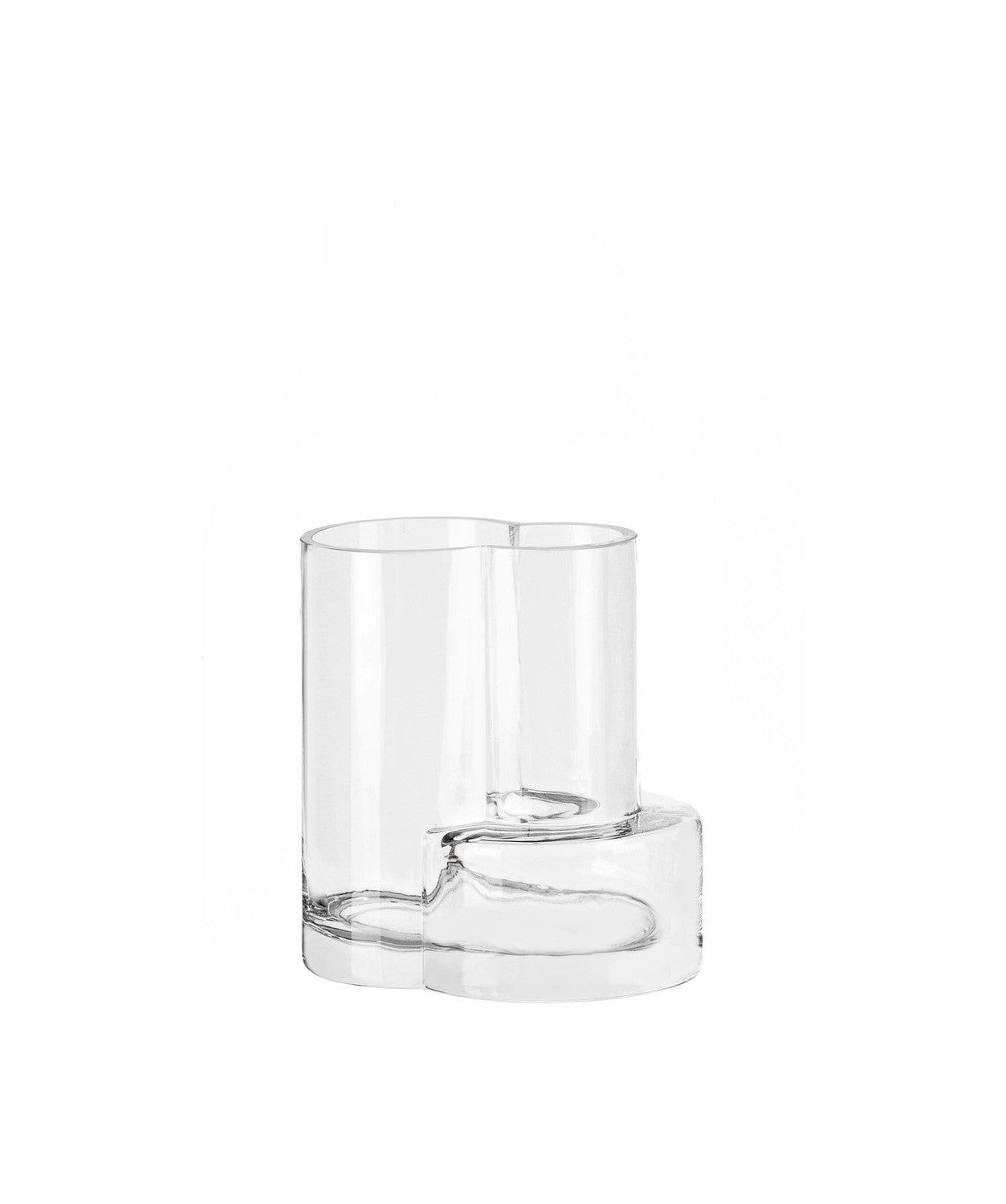 Glass vase of top innovtive design with constructivist touch, FUSIO 20