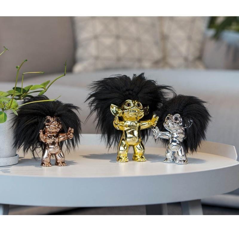 [product_category]-Goodlucktroll Brass/ Black Hair, 12cm-Goodlucktroll-5711336000071-92858-GOO-2