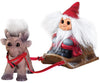 Goodlucktroll Santa Claus And Reindeer 