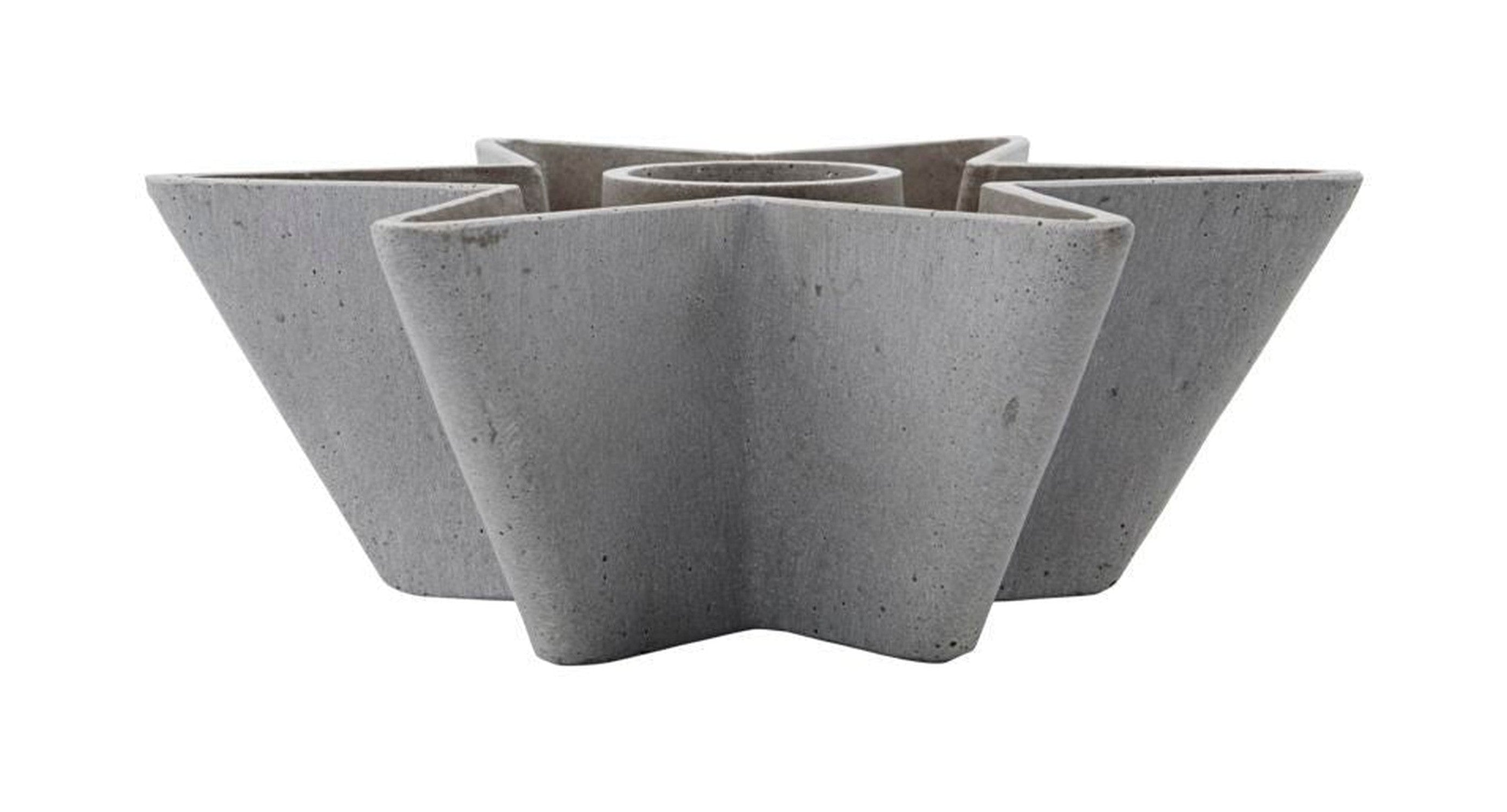 House Doctor Candle holder, HDMold Star, Grey