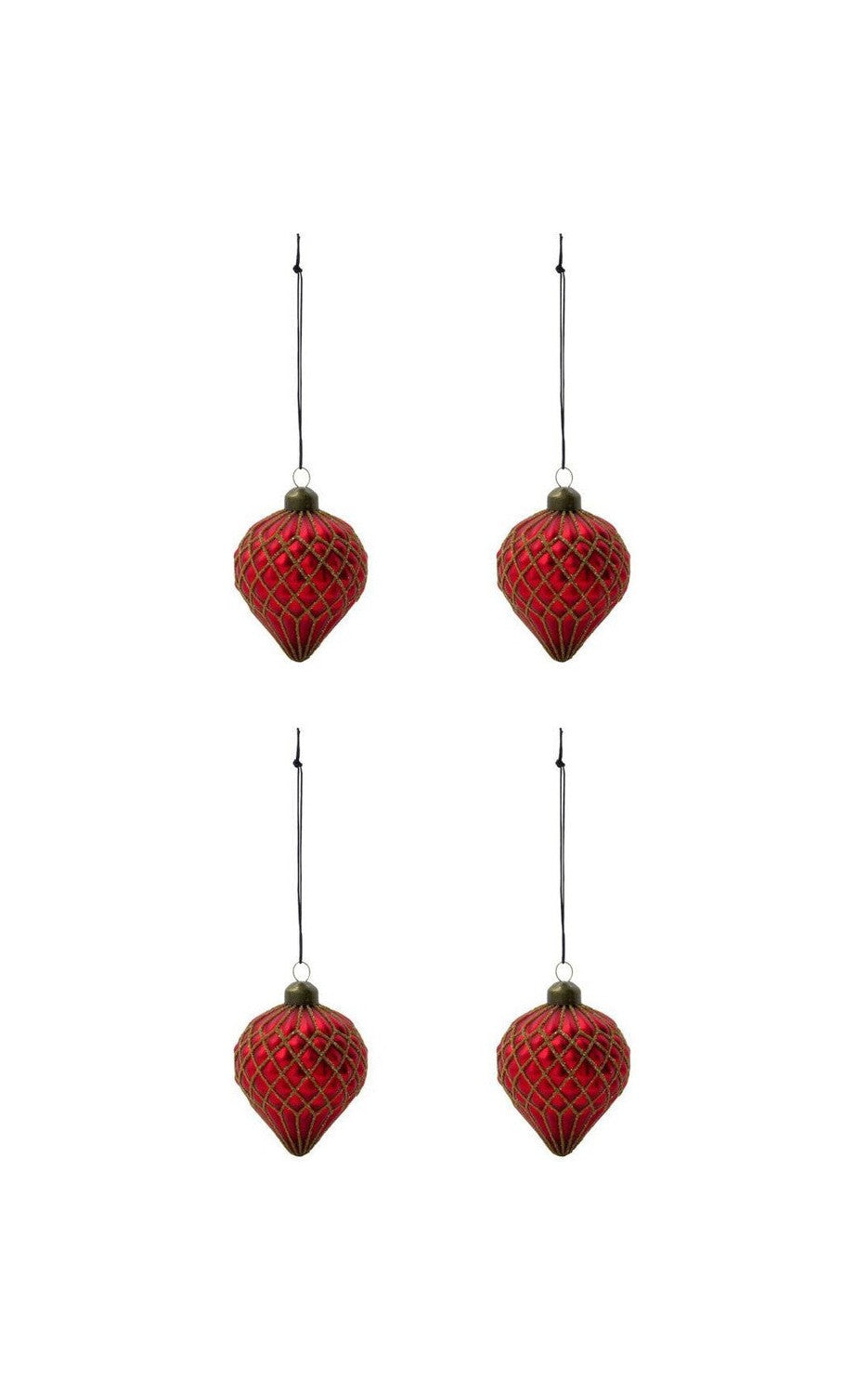 House Doctor Ornaments, HDHinda, Red