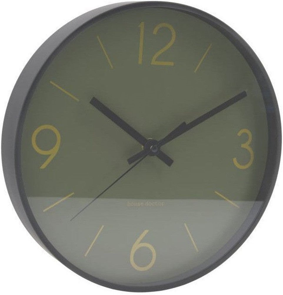 [product_category]-House Doctor Wall clock, HDTime, Dark Green-House Doctor-5707644867307-210490400-HOU-1