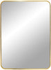 House Nordic Madrid Mirror, Aluminium, Brass Look, 50x70 Cm