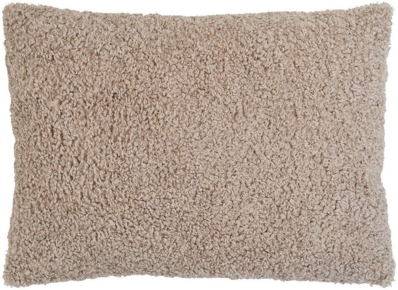 House Nordic Tavira Cushion, Grey Brown Bouclé, 45x60 Cm