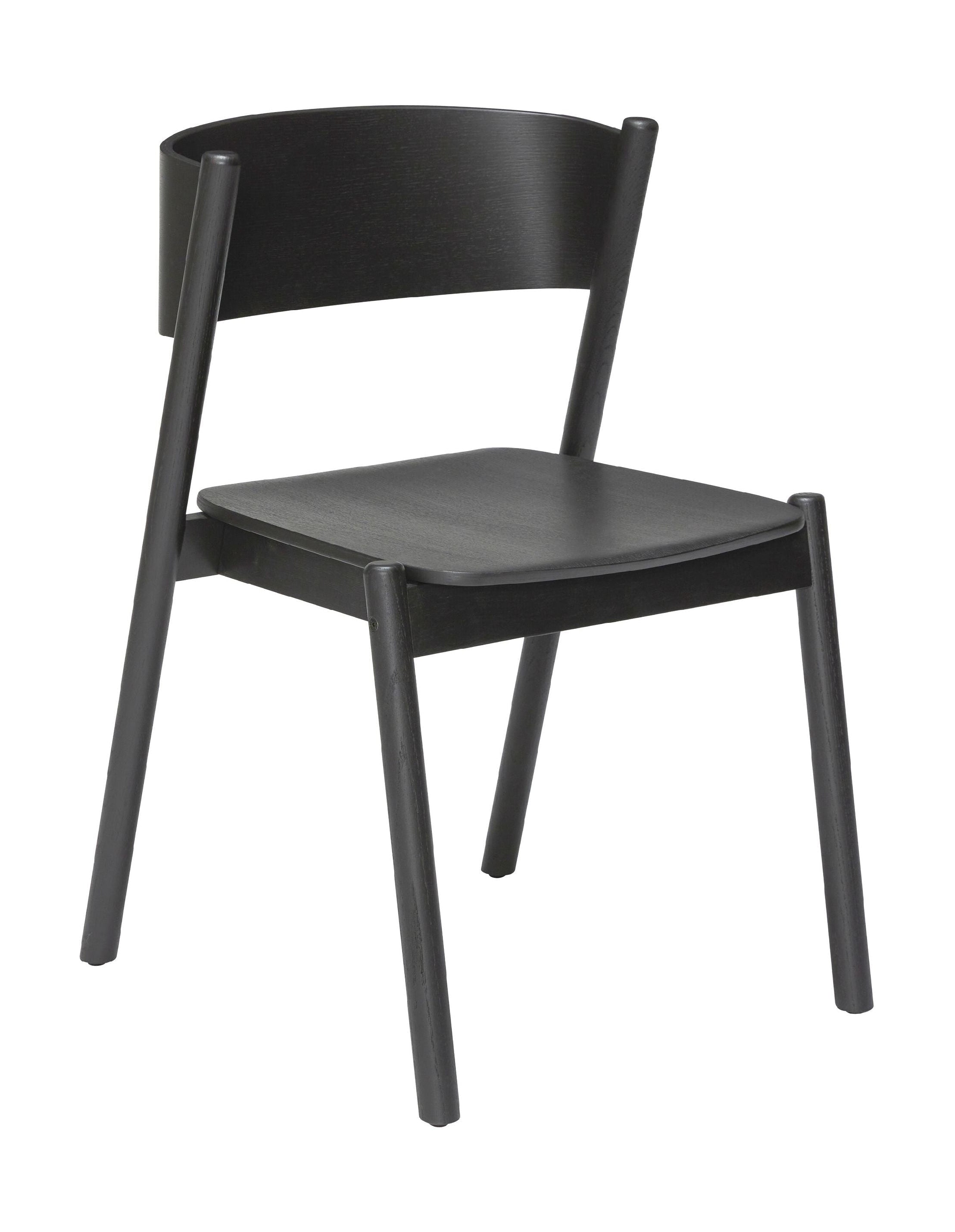 [product_category]-Hübsch Oblique Dining Chair, Black-Hübsch-5712772128367-331604-HUB-1