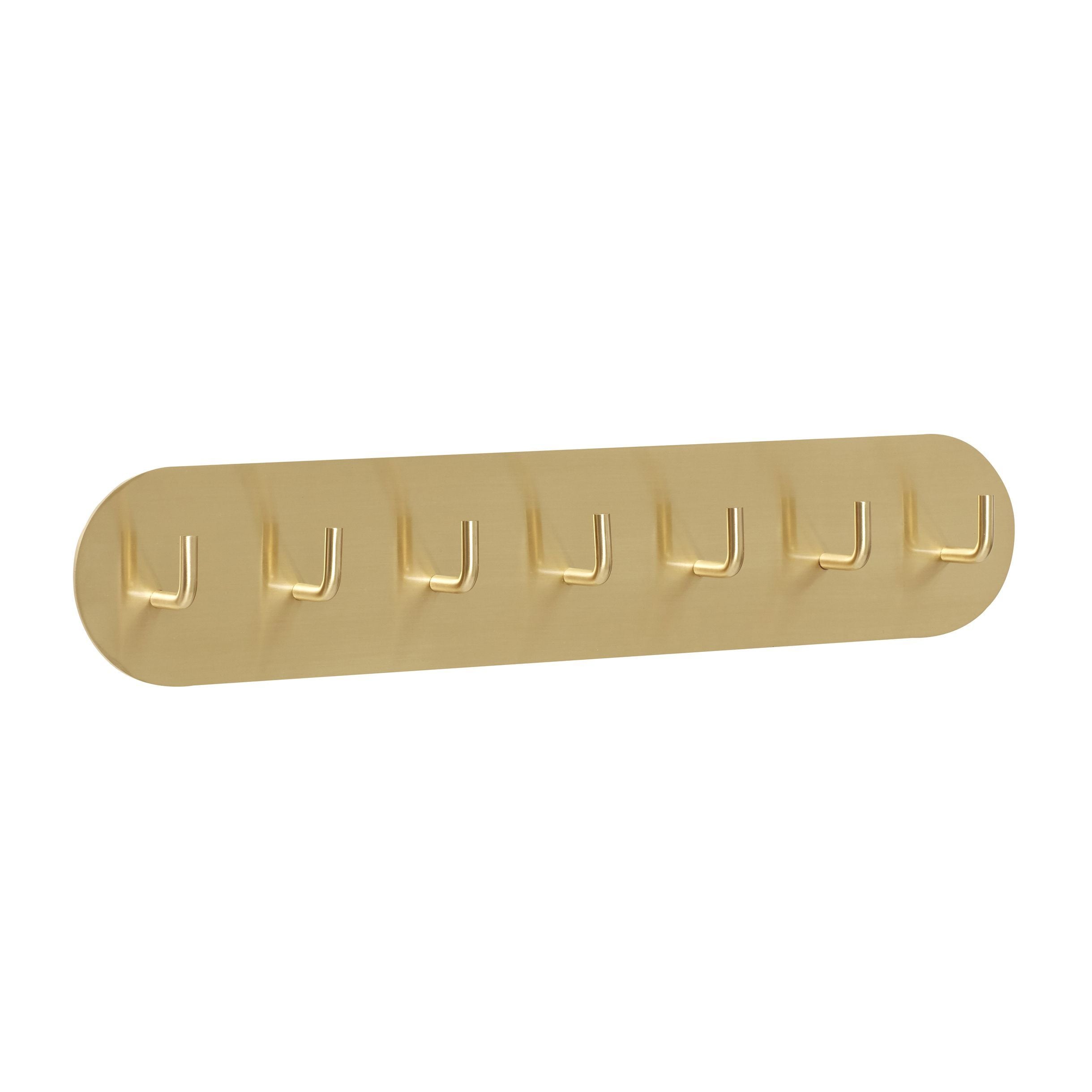 [product_category]-Hübsch Shape Hook Bar M 7 Hook Metal Brass-Hübsch-5712772072622-991114-HUB-1