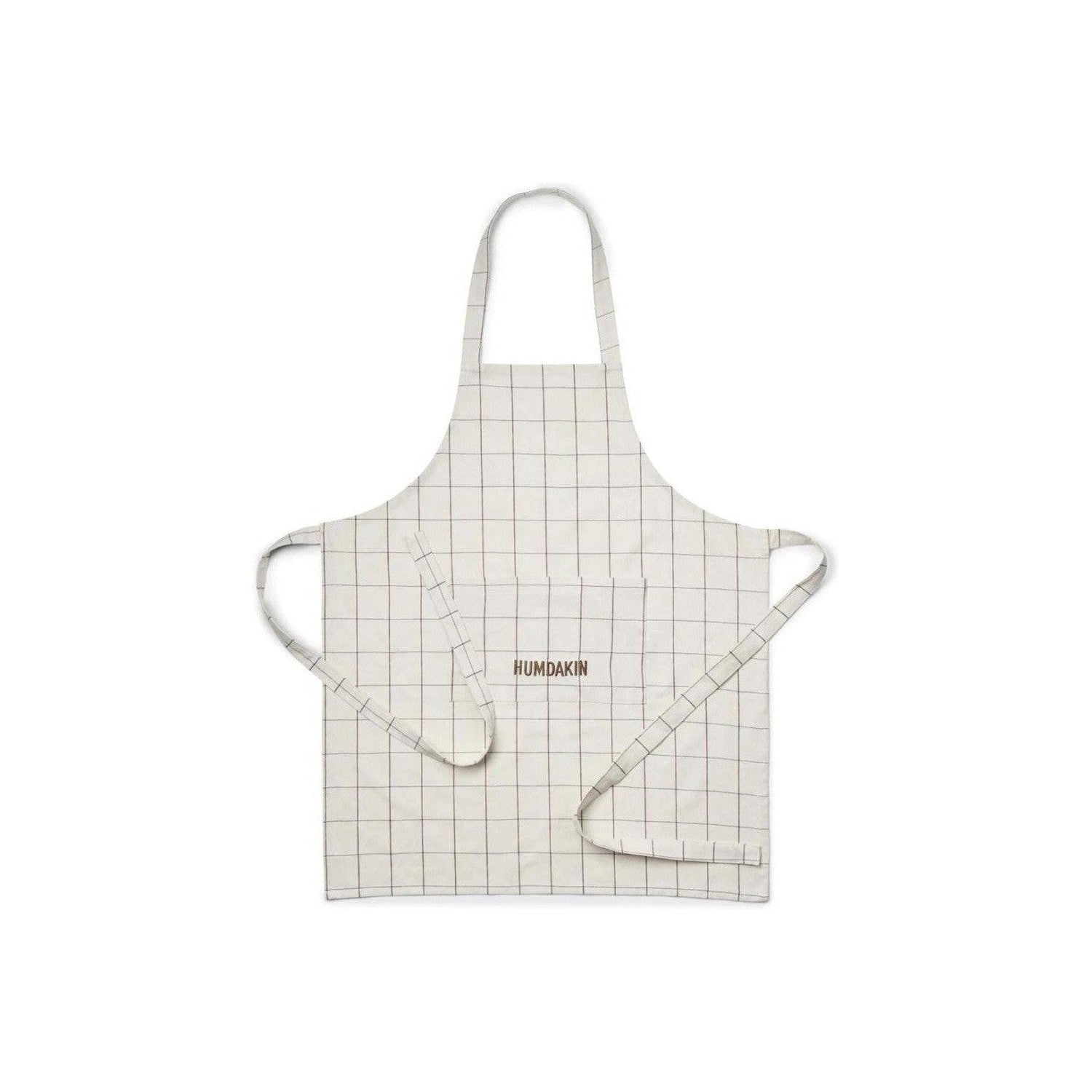 [product_category]-Humdakin Check Apron, Shell/Pine-Humdakin-5713391011436-318-PINE-HUM-1