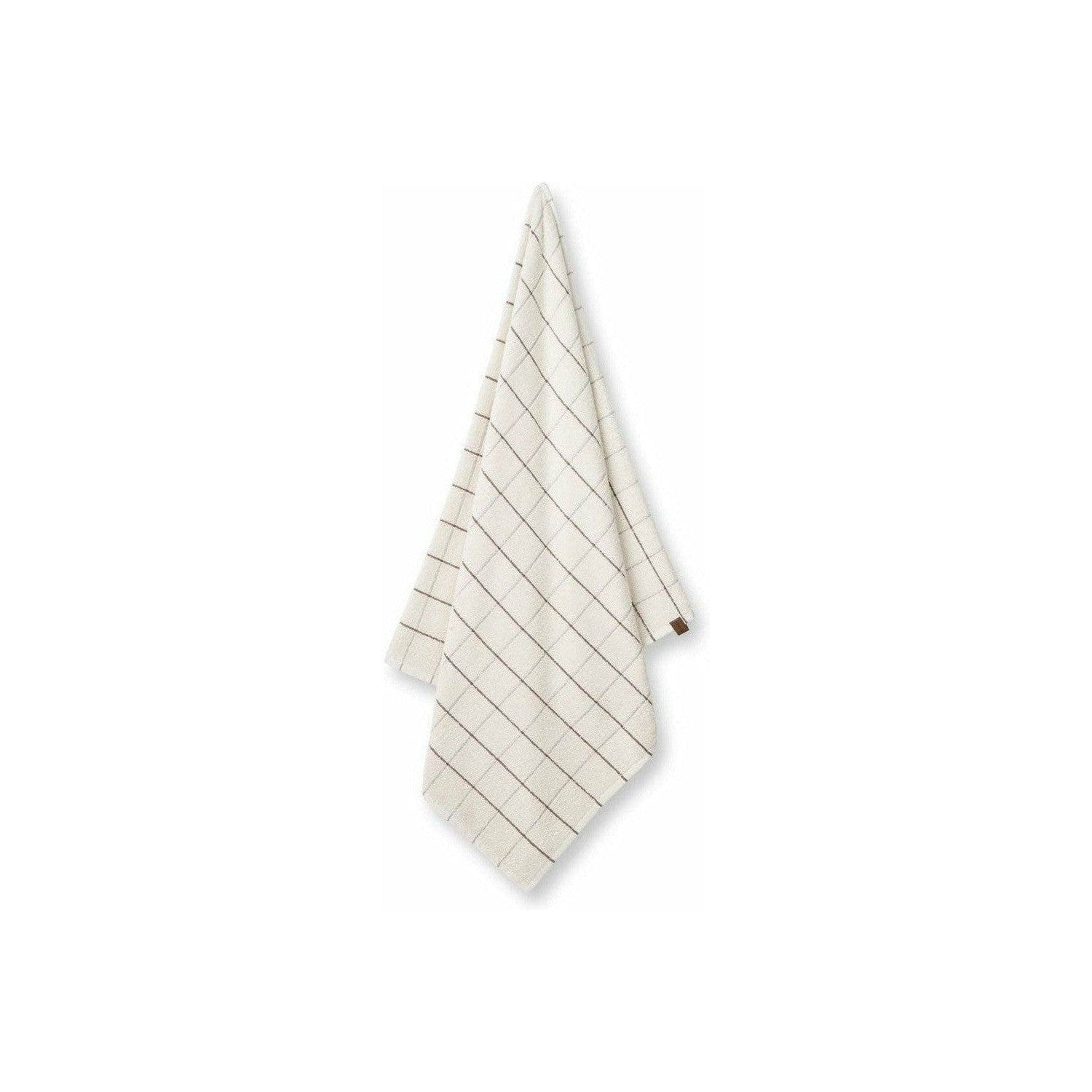 [product_category]-Humdakin Check Bath Towel, Shell/Brown Sugar-Humdakin-5713391011535-320-101-HUM-1