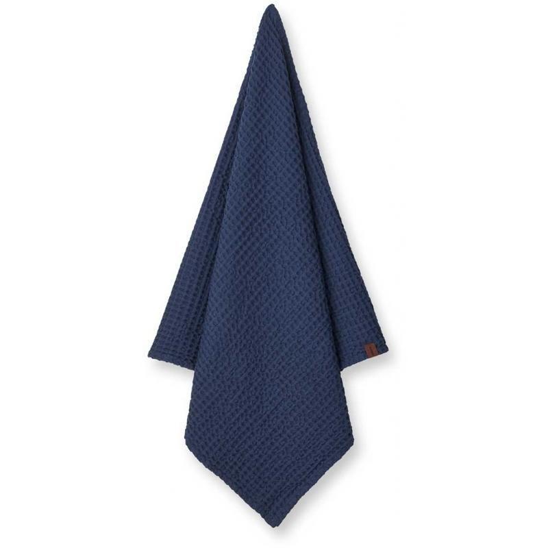 [product_category]-Humdakin Waffle Bath Towel, Sea Blue-Humdakin-5713391009631-236-037-HUM-2