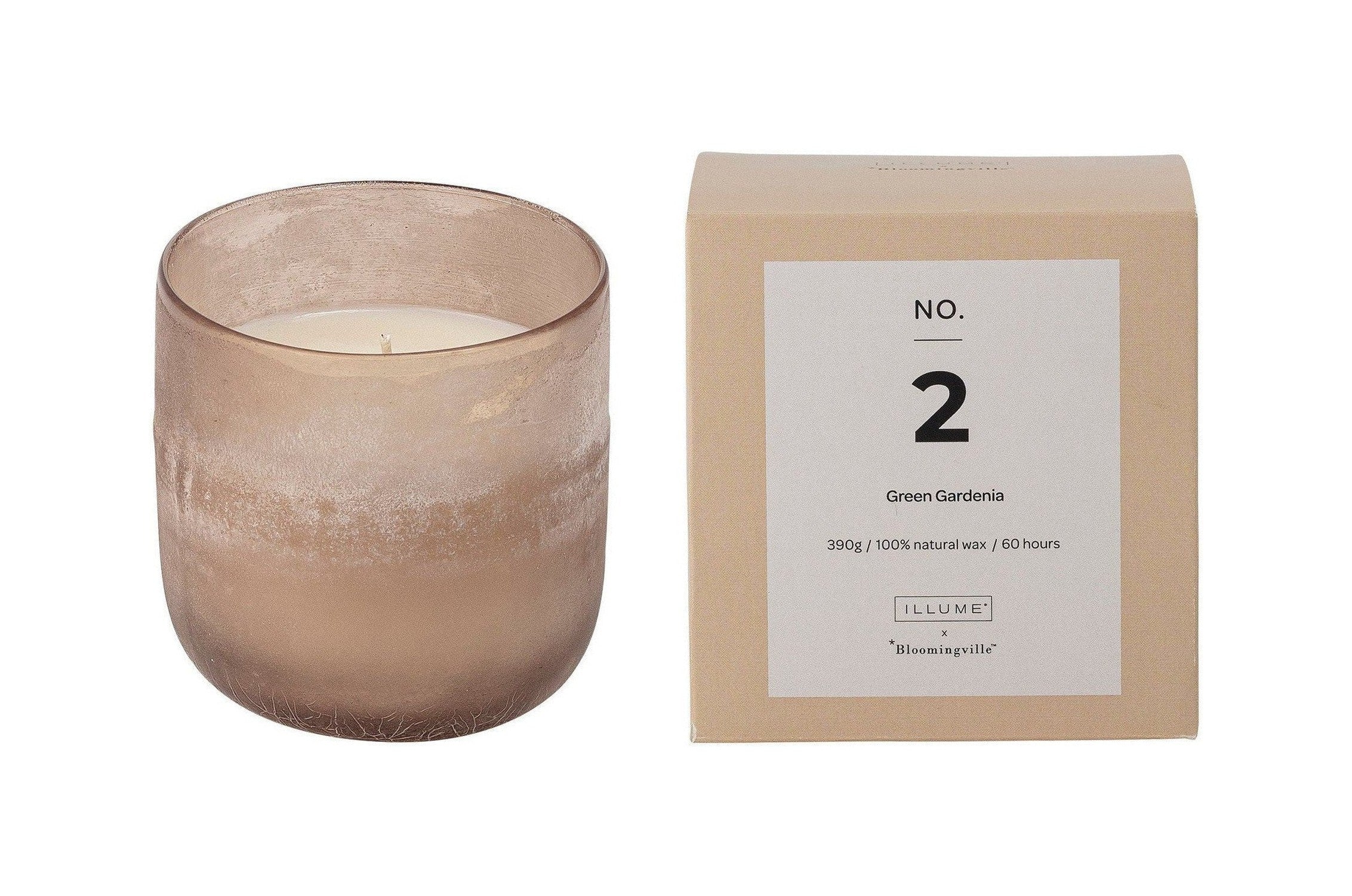 [product_category]-Illume X Bloomingville NO.2-Green Gardenia Scent Candle, Rose, Wax-Illume X Bloomingville-5711173267811-82052402-BLO-1