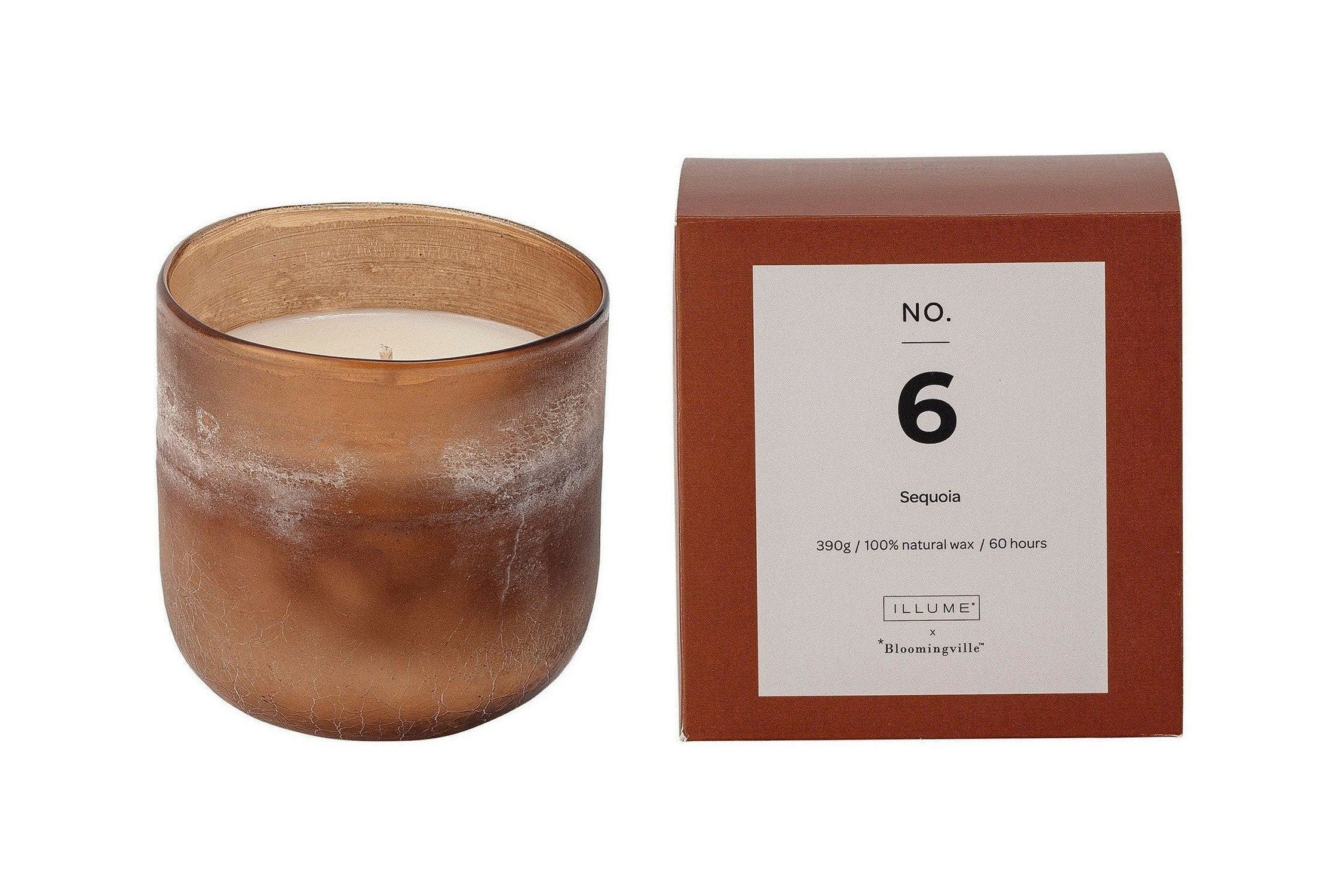 [product_category]-Illume X Bloomingville NO.6-Sequoia Scent Candle, Brown, Wax-Illume X Bloomingville-5711173267859-82052406-BLO-1