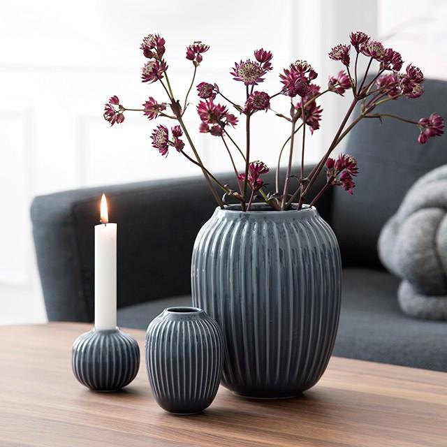 [product_category]-Kähler Hammershøj Vase Anthracite Grey, Mini-Kähler-5703779153711-692364-KAE-3