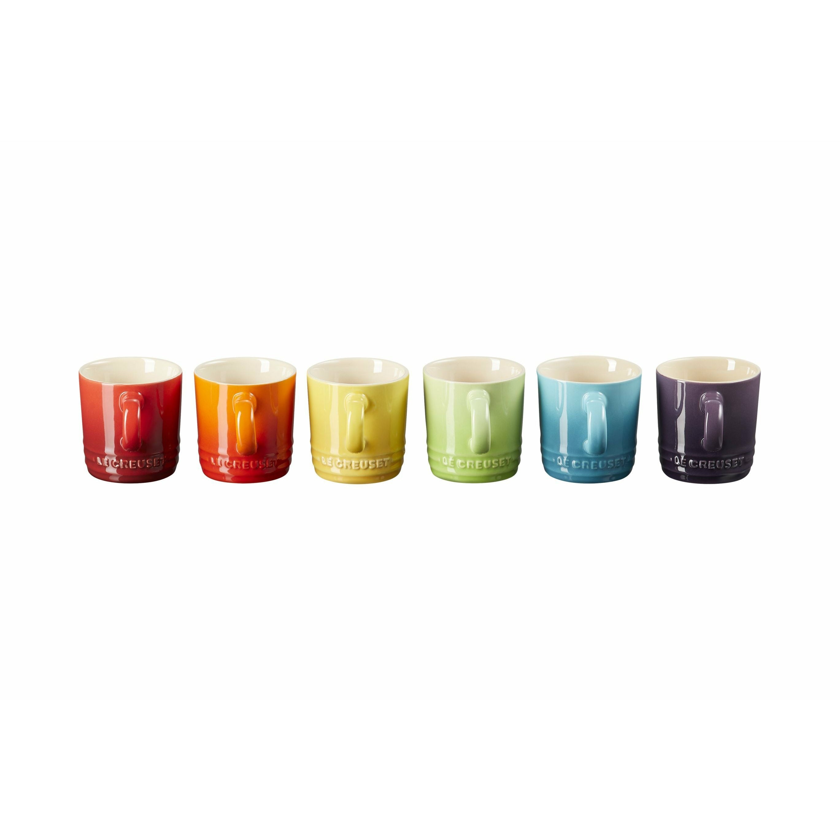 [product_category]-Le Creuset Espresso Cups Set Of 6 Rainbow, 100 Ml-Le Creuset-843251156412-79114108359030-LEC-3