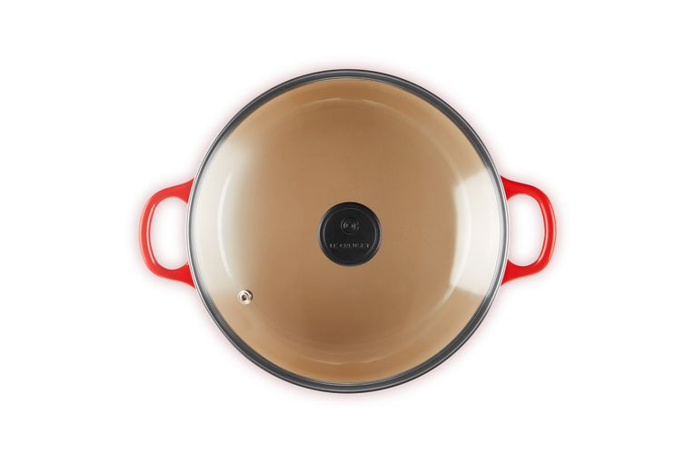 [product_category]-Le Creuset Round Casserole With Glass Lid 22 Cm, Cerise-Le Creuset-0024147308690-27001220602461-LEC-2