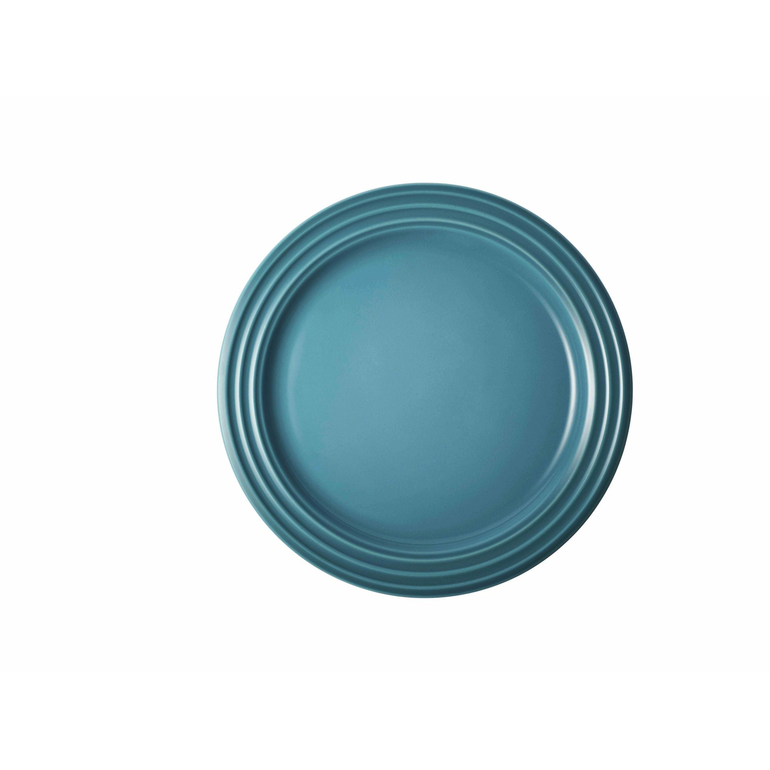 [product_category]-Le Creuset Signature Breakfast Plate 22 Cm, Caribbean-Le Creuset-843251108176-70203221700099-LEC-1