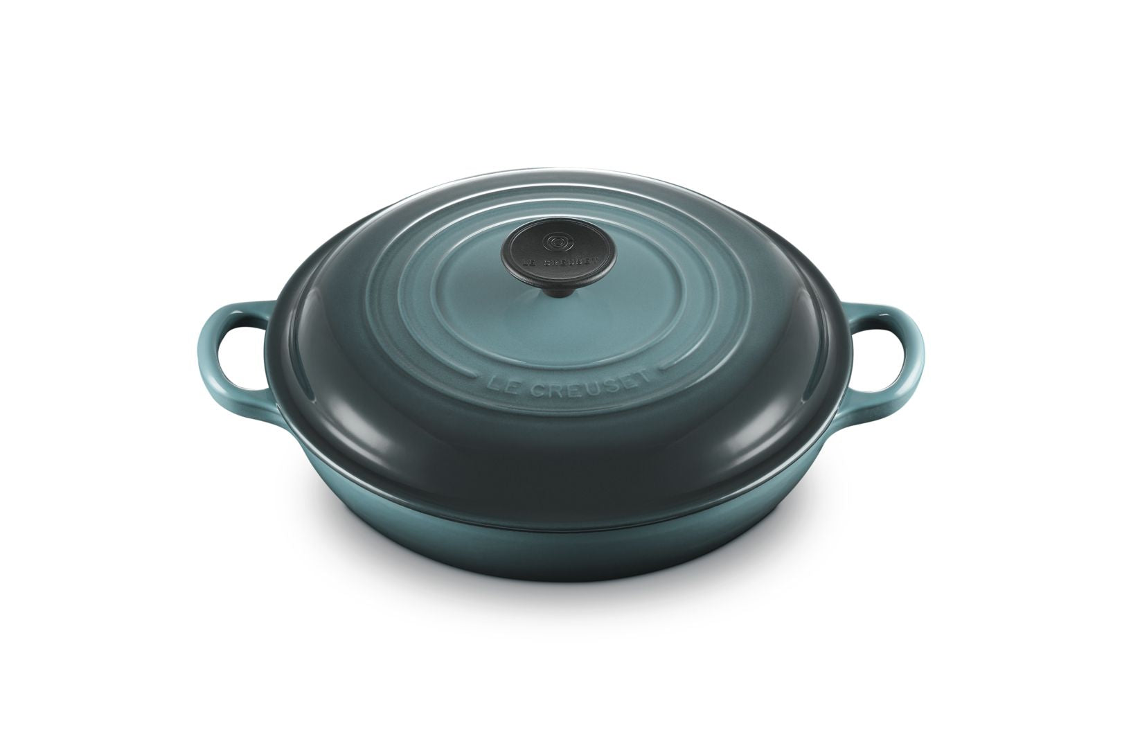 [product_category]-Le Creuset Tradition Casserole Gourmet With Phenolic Knob 26 Cm, Ocean-Le Creuset-0024147242260-25032263602460-LEC-1