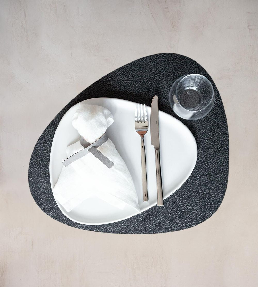 [product_category]-Lind Dna Curve Placemat Hippo Leather L, Black Anthracite-Lind DNA-5711591941454-981292-LIN-2