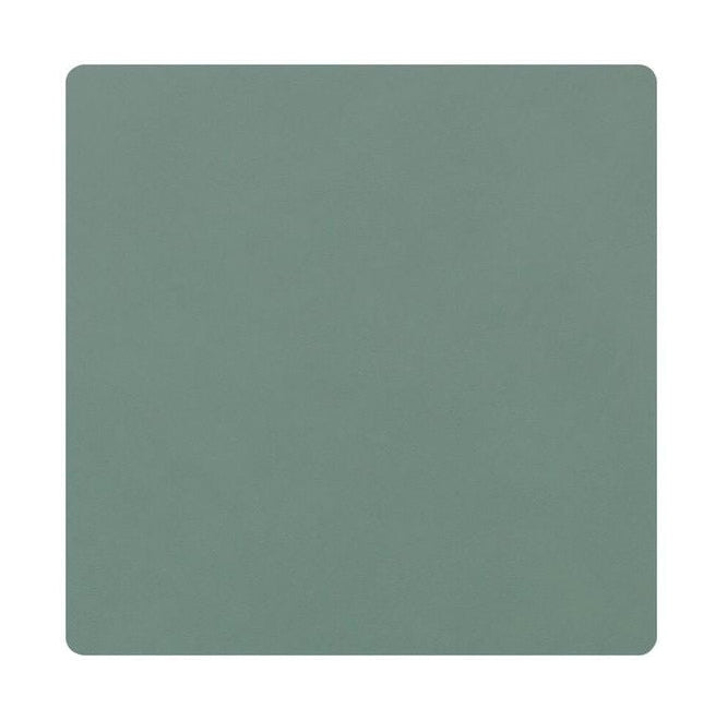 [product_category]-Lind Dna Square Glass Coaster Nupo Leather, Pastel Green-Lind DNA-5711590183206-981803-LIN-1