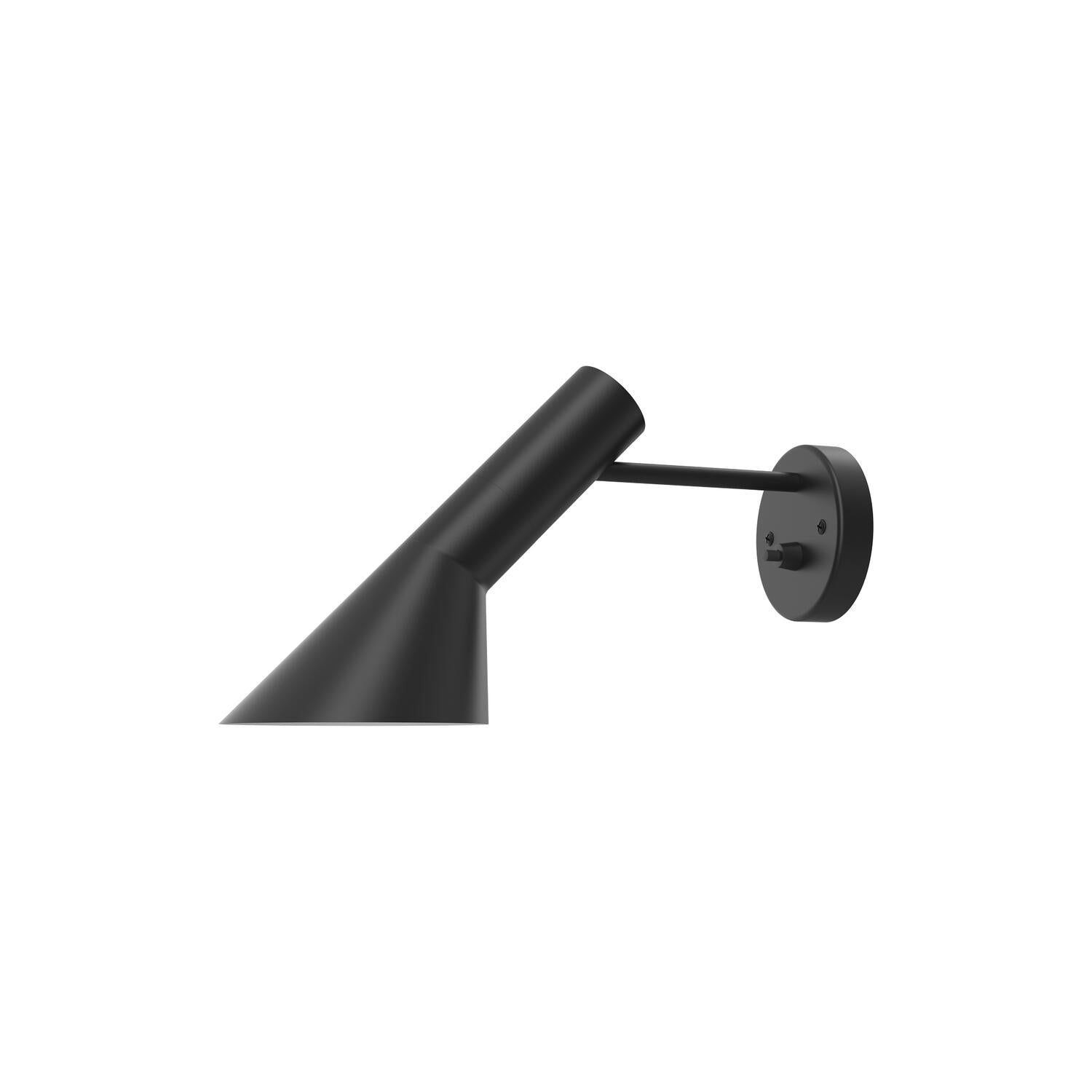 [product_category]-Louis Poulsen Aj Wall Lamp W/O Cable V3, Black-Louis Poulsen-5714693797523-5743150872-LOU-1