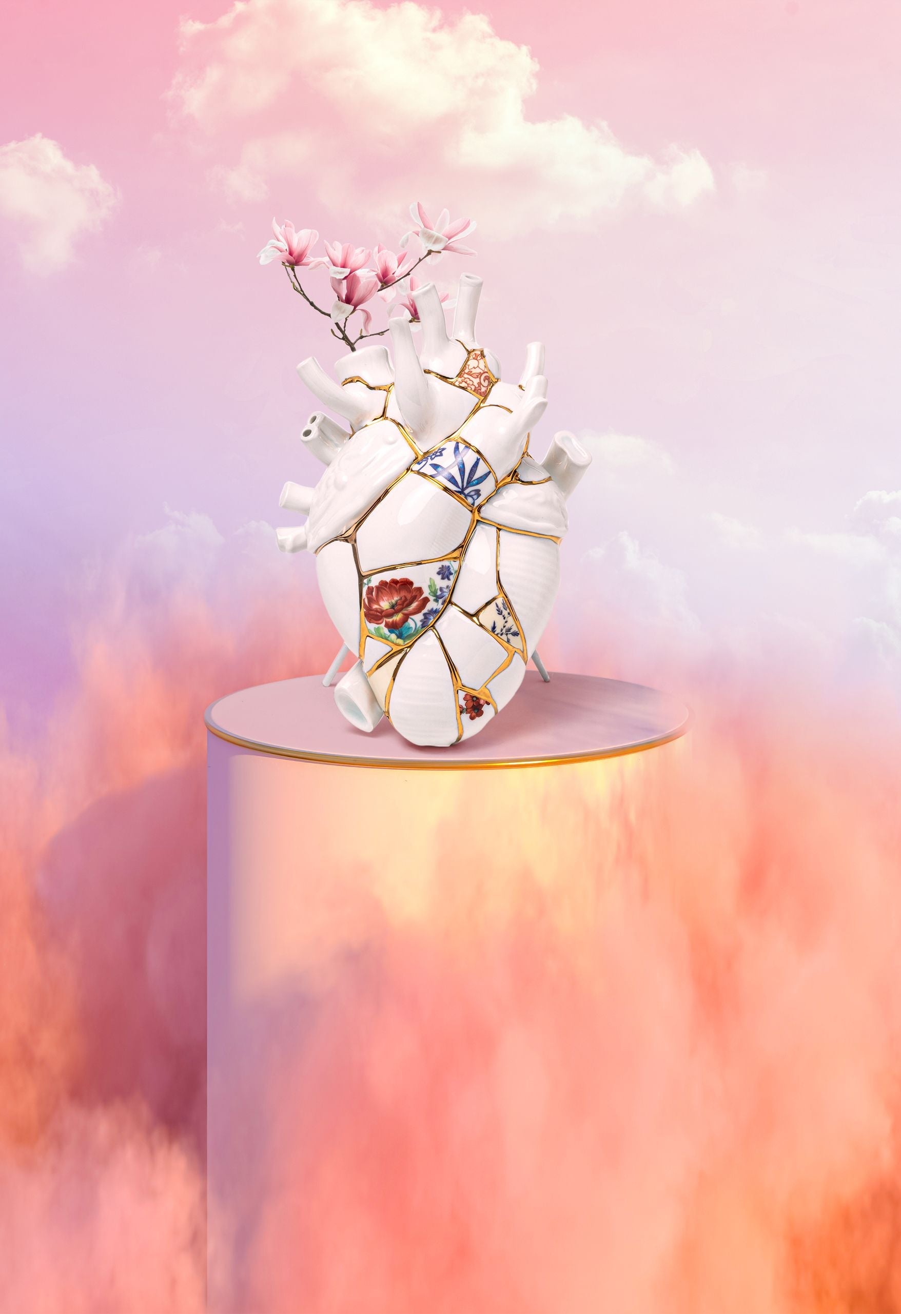 Seletti Kintsugi/Love in Bloom Vase