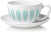 Lucie Kaas Arne Clausen Collection Cups With Saucer Mint Green, 10cm