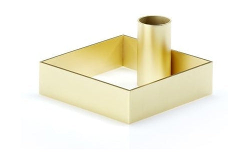 [product_category]-Malling Living Edge Candle Holder, Brushed Brass-Malling Living-0612520456900-800301-MAL-1