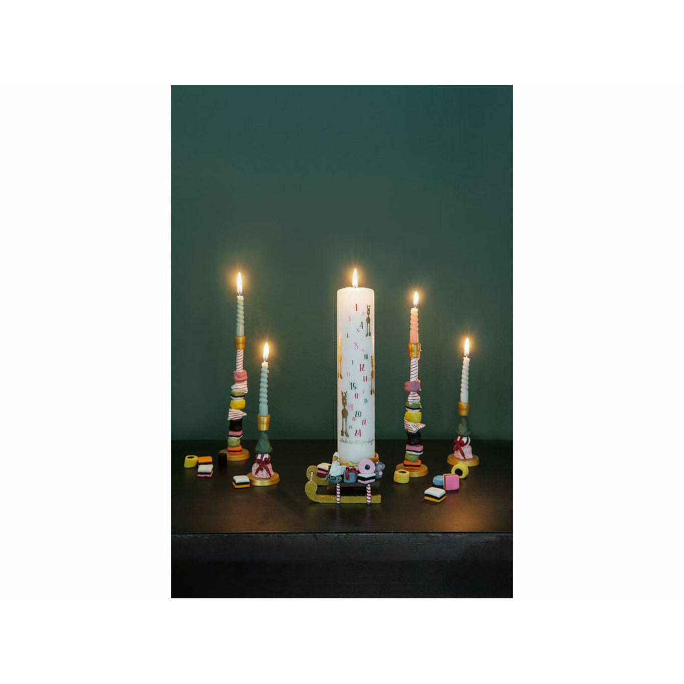 [product_category]-Medusa Copenhagen Christmas Eve Candle Holder F/Thin Stick Candle-Medusa Copenhagen-5722000157137-15713-MED-4