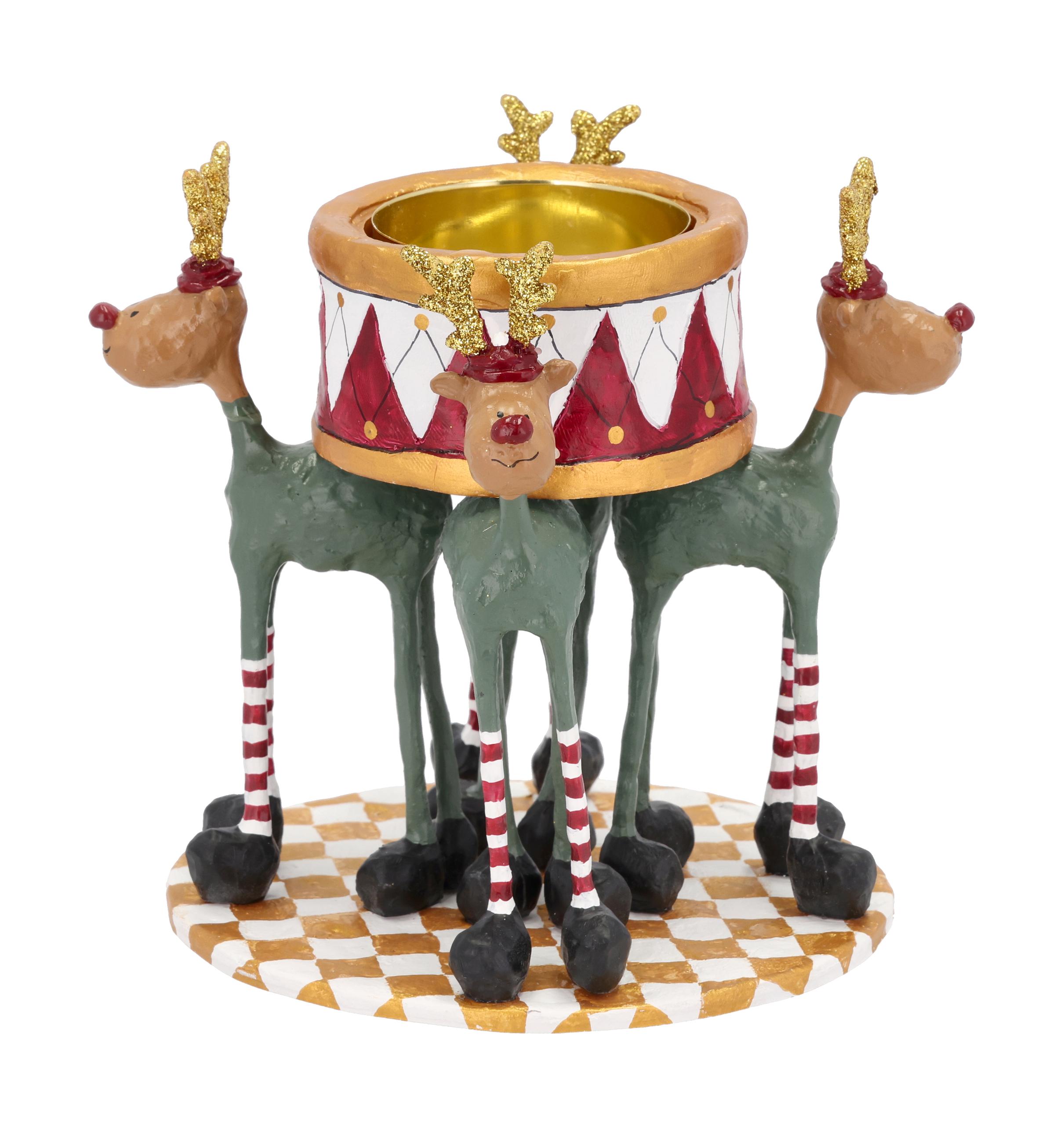 [product_category]-Medusa Copenhagen Rudolf The Drummers Candle Holder F/Block Candles-Medusa Copenhagen-5722000273011-27301-MED-1