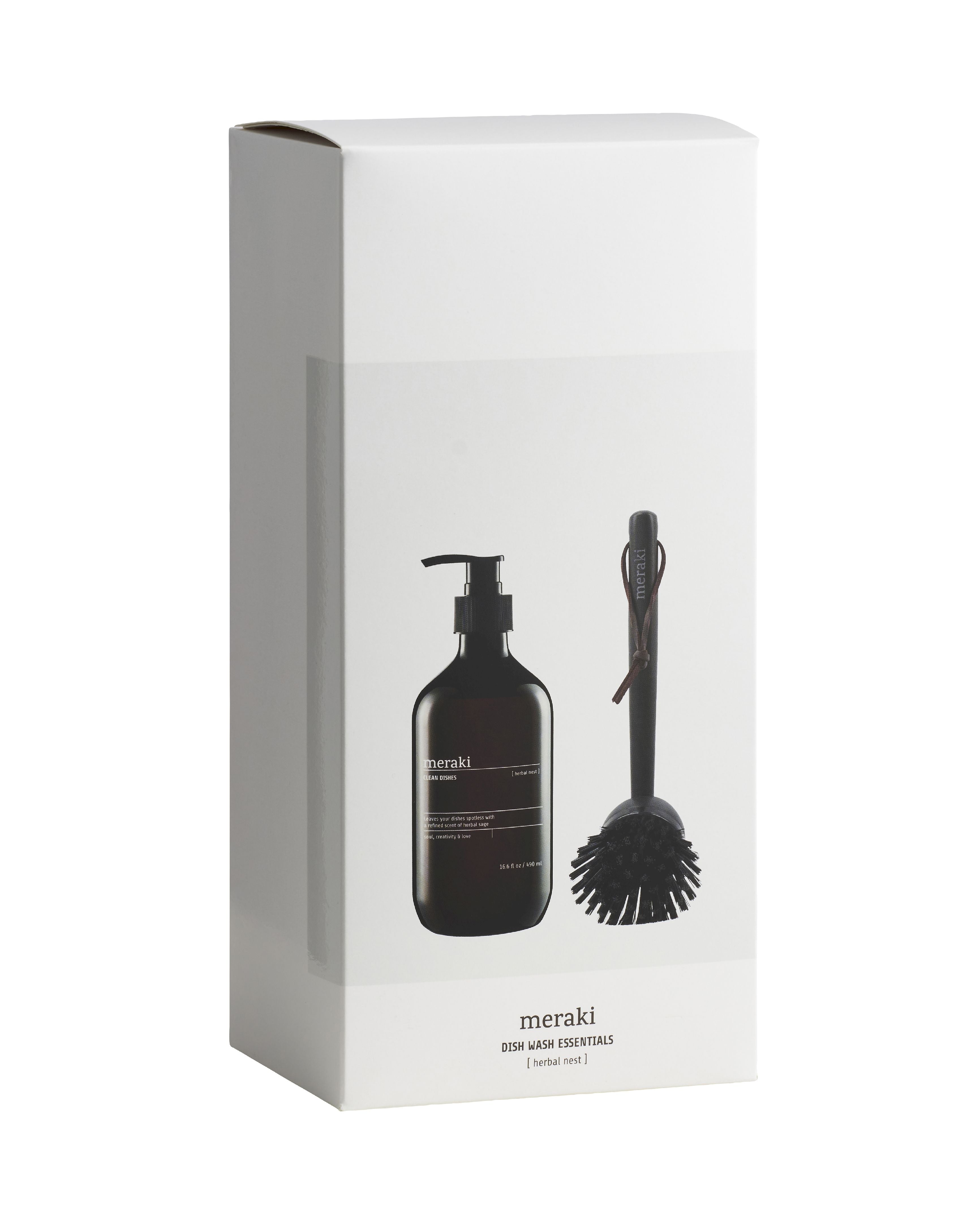 [product_category]-Meraki Dish Wash Essentials Gift Box 490 Ml, Herbal Nest-Meraki-5707644809697-309779405-MER-7