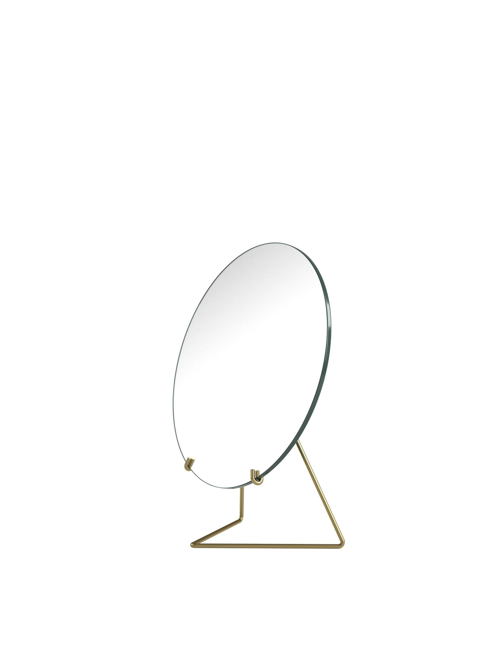 [product_category]-Moebe Standing Mirror ø20 Cm, Brass-Moebe-5713520000249-MIBR20-MOE-15