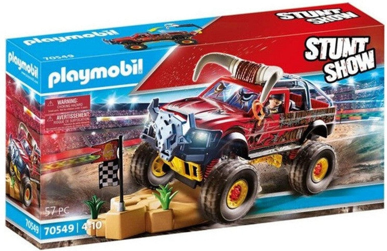 Monster Truck Horned Playmobil 70549 (57 pcs)