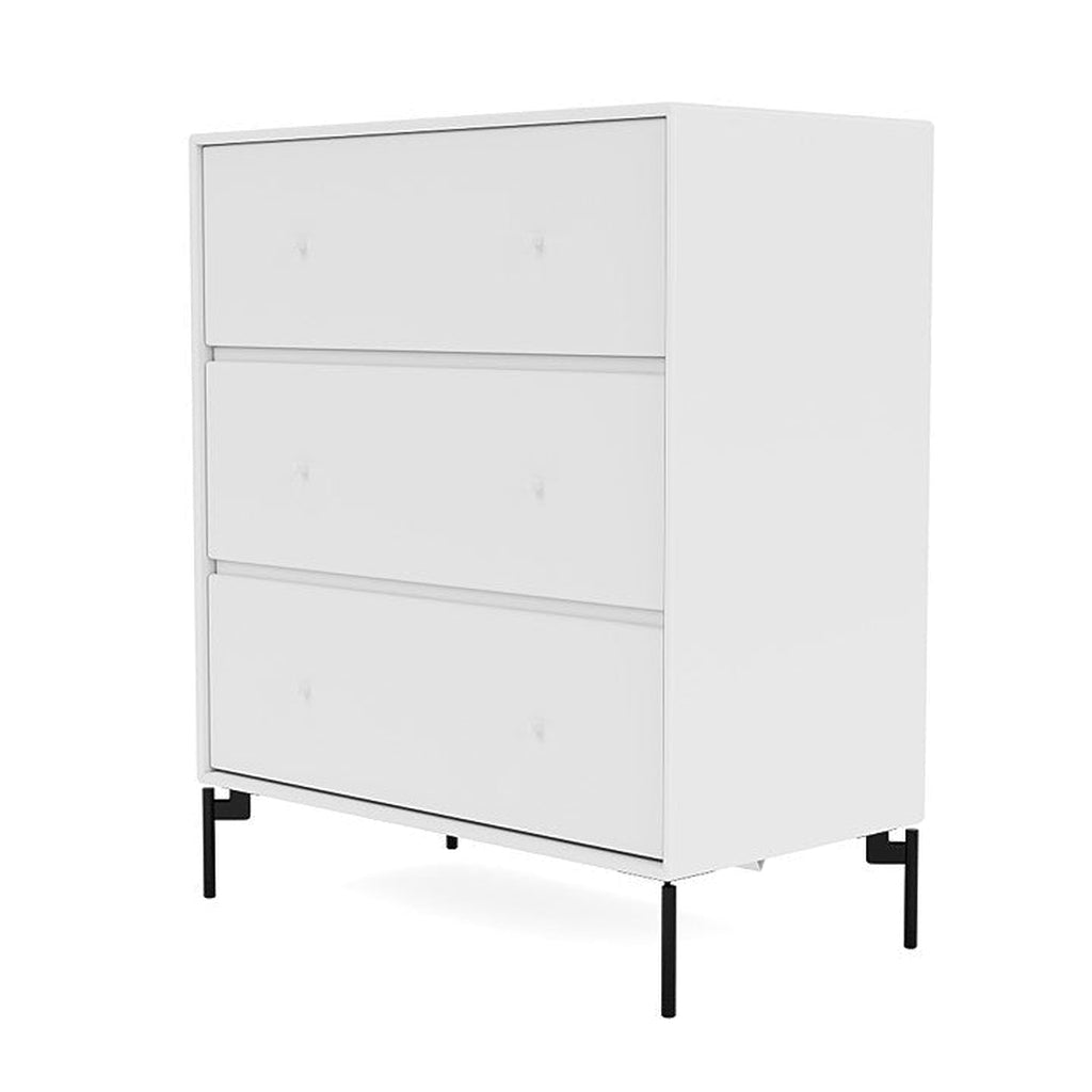 [product_category]-Montana Carry Dresser With Legs, Snow White/Black-Montana Furniture-5714322379748-000CARRY-38-03-MON-1