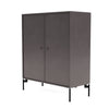 Montana Cover Cabinet With Legs, Coffee/Black