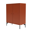 Montana Cover Cabinet With Legs, Hokkaido/Black