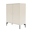 Montana Cover Cabinet With Legs, Oat/Black