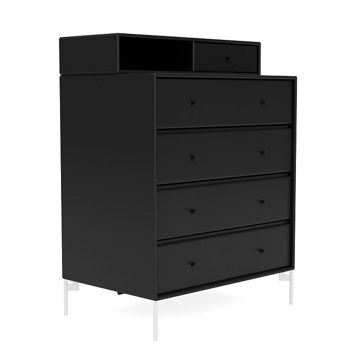 [product_category]-Montana Keep Chest Of Drawers With Legs, Black/Snow White-Montana Furniture-5714322260367-0000KEEP-05-02-MON-3