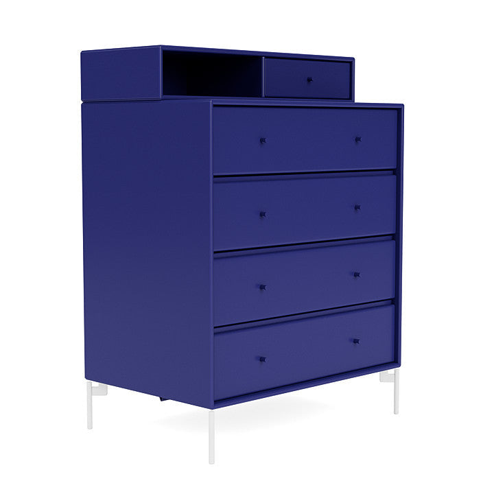 [product_category]-Montana Keep Chest Of Drawers With Legs, Monarch Blue/Snow White-Montana Furniture-5714322260688-0000KEEP-135-02-MON-3