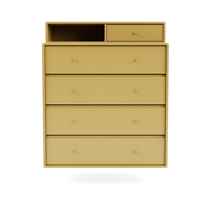 [product_category]-Montana Keep Chest Of Drawers With Suspension Rail, Cumin Yellow-Montana Furniture-5714322262385-0000KEEP-157-04-MON-2