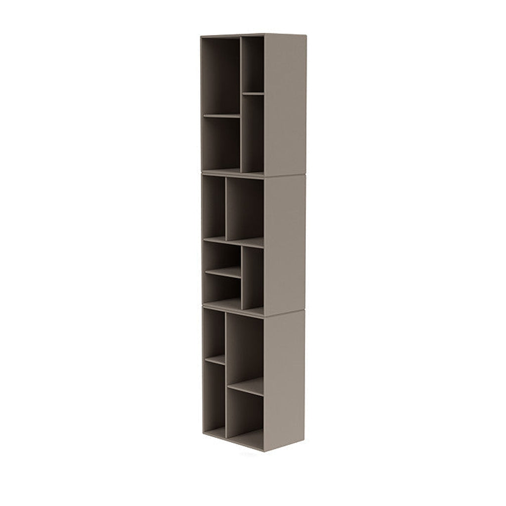 [product_category]-Montana Loom High Bookcase With Suspension Rail, Truffle Grey-Montana Furniture-5714322263702-0000LOOM-141-04-MON-1