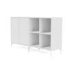 Montana Pair Classic Sideboard With Legs, New White/Snow White