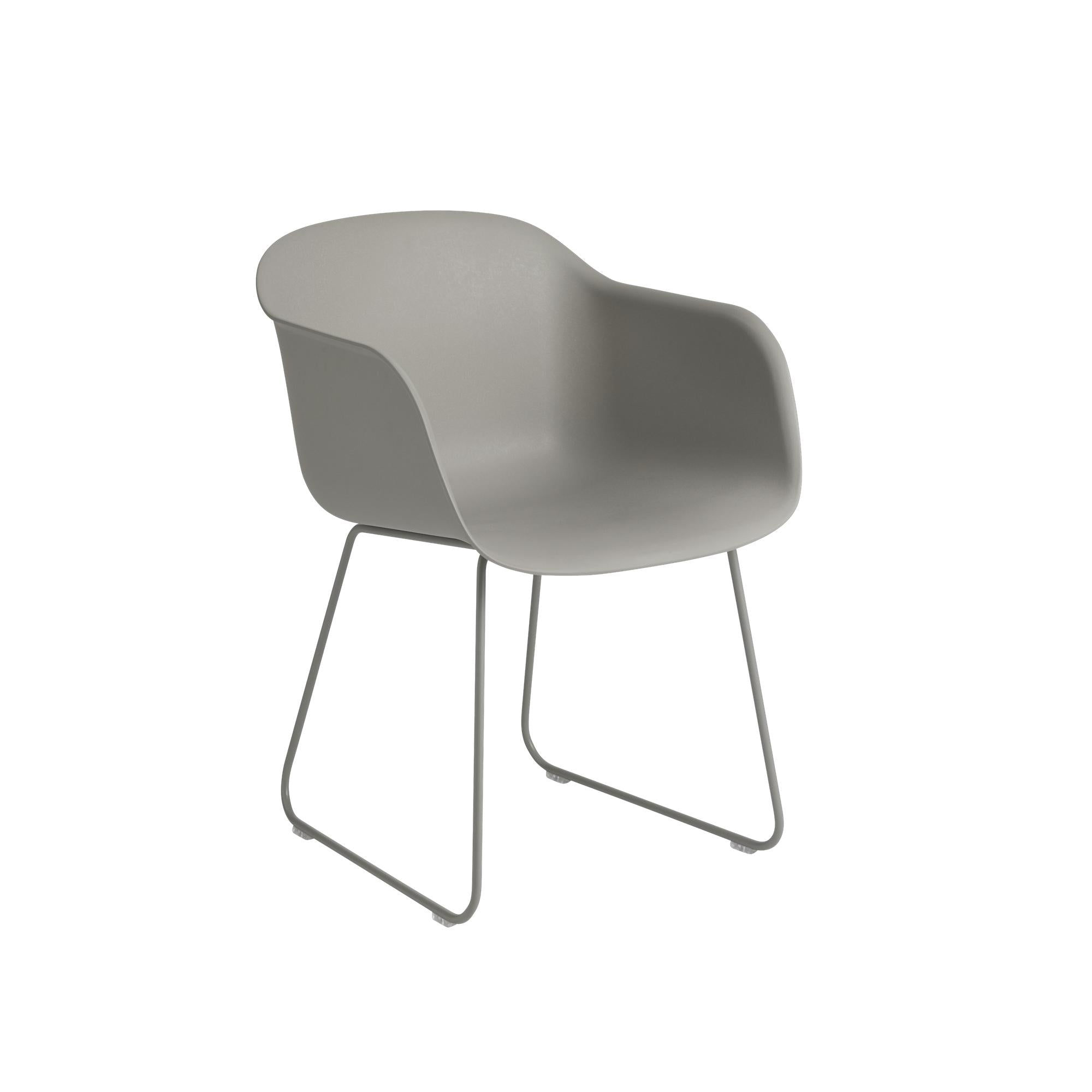 [product_category]-Muuto Fiber Armchair Sled Base, Fiber Seat, Grey-Muuto-5713295826884-58974-MUU-2