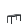 Muuto Linear Stålbænk 110 Cm, Sort