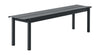 Muuto Linear Stålbænke L 170 cm, Sort