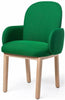 Puik Dost Dining Chair Wood, Dark Green