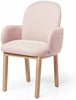 Puik Dost Dining Chair Wood, Pink