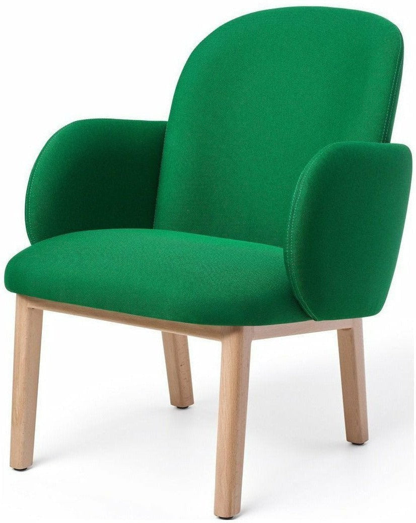 [product_category]-Puik Dost Lounge Chair Wood, Dark Green-Puik-8719325729108-DWDGR-10069-PUI-1