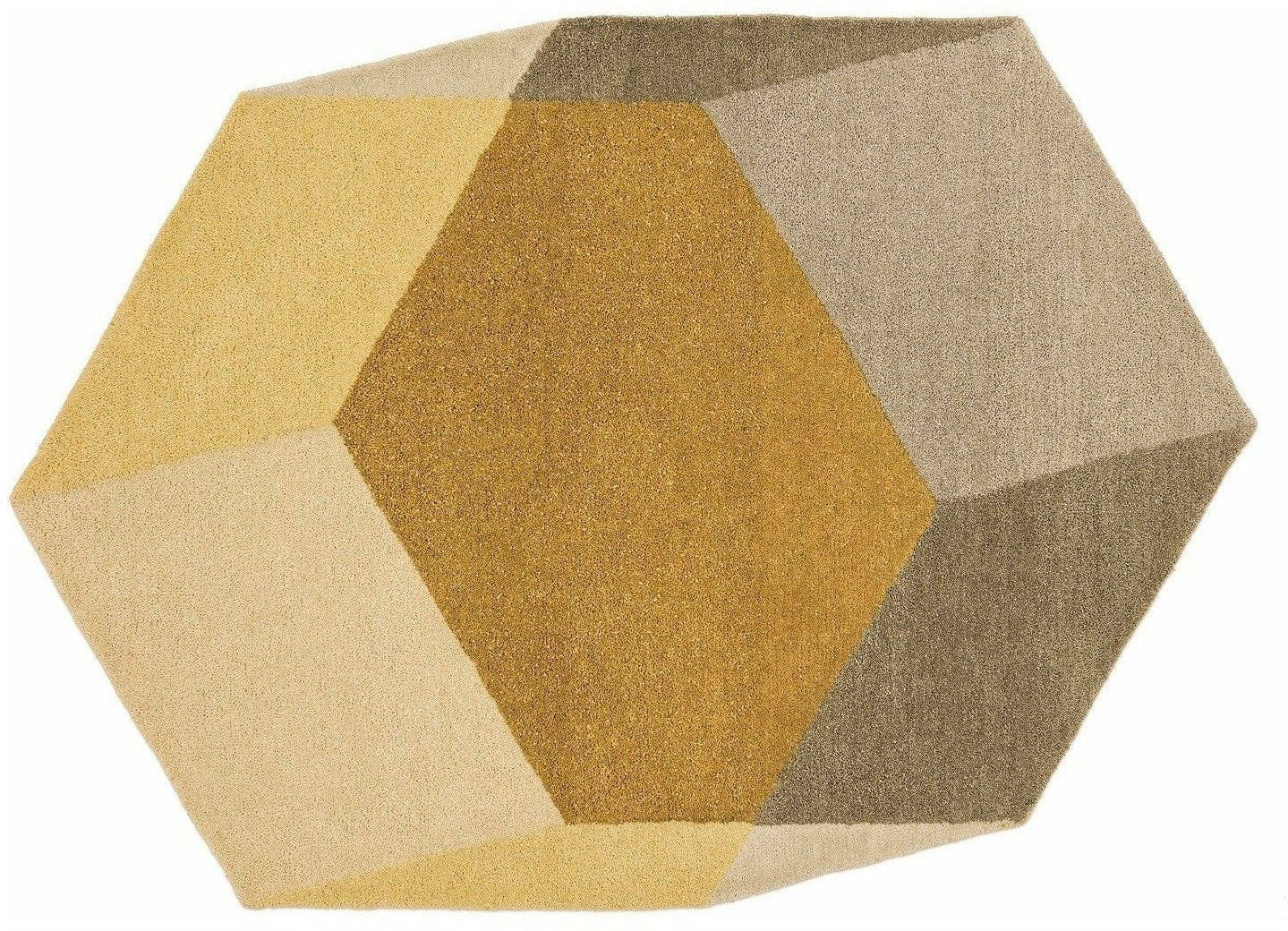 [product_category]-Puik Iso Rug Hexagon, Yellow-Puik-8719325175332-IHYE-10054-PUI-1