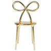 Qeeboo Ribbon Stol Metal Finish by Nika Zupanc, Guld