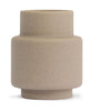 Ro Collection Hurricane Ceramic Vase Medium, Light Stone